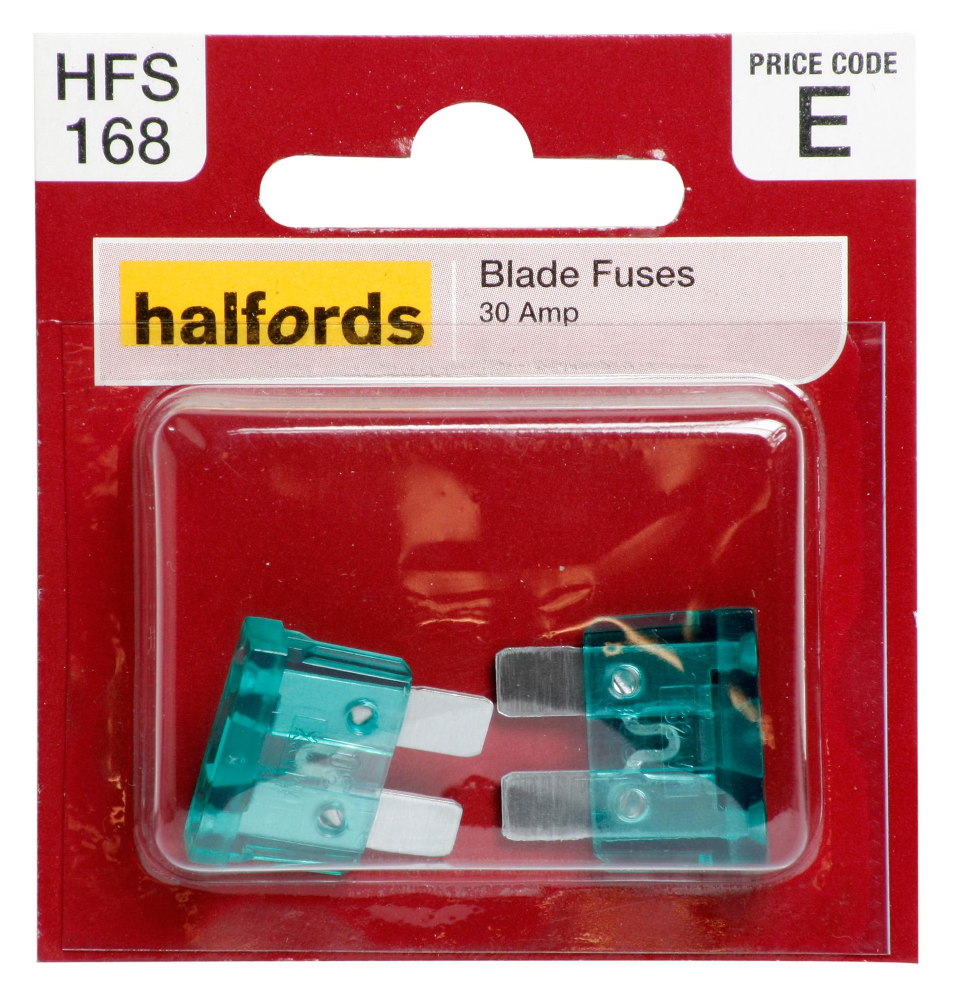 Halfords Blade Fuses 30 Amp (Hfs168)