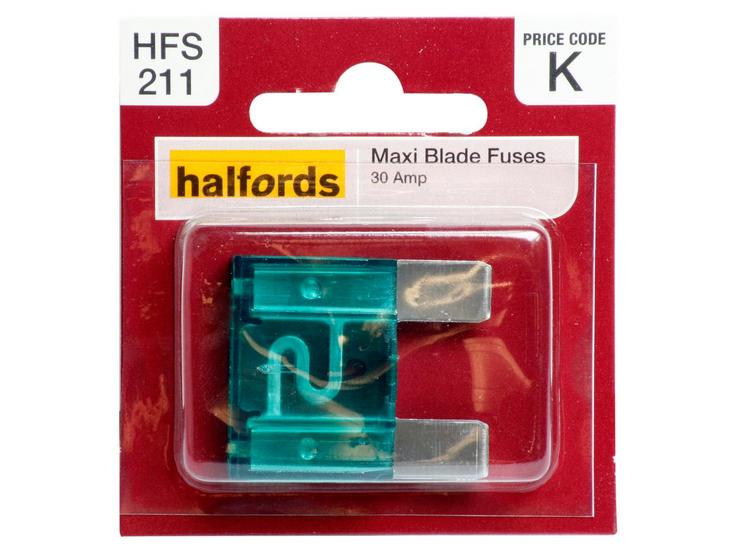 Halfords Maxi Blade Fuses 30 Amp (HFS211)