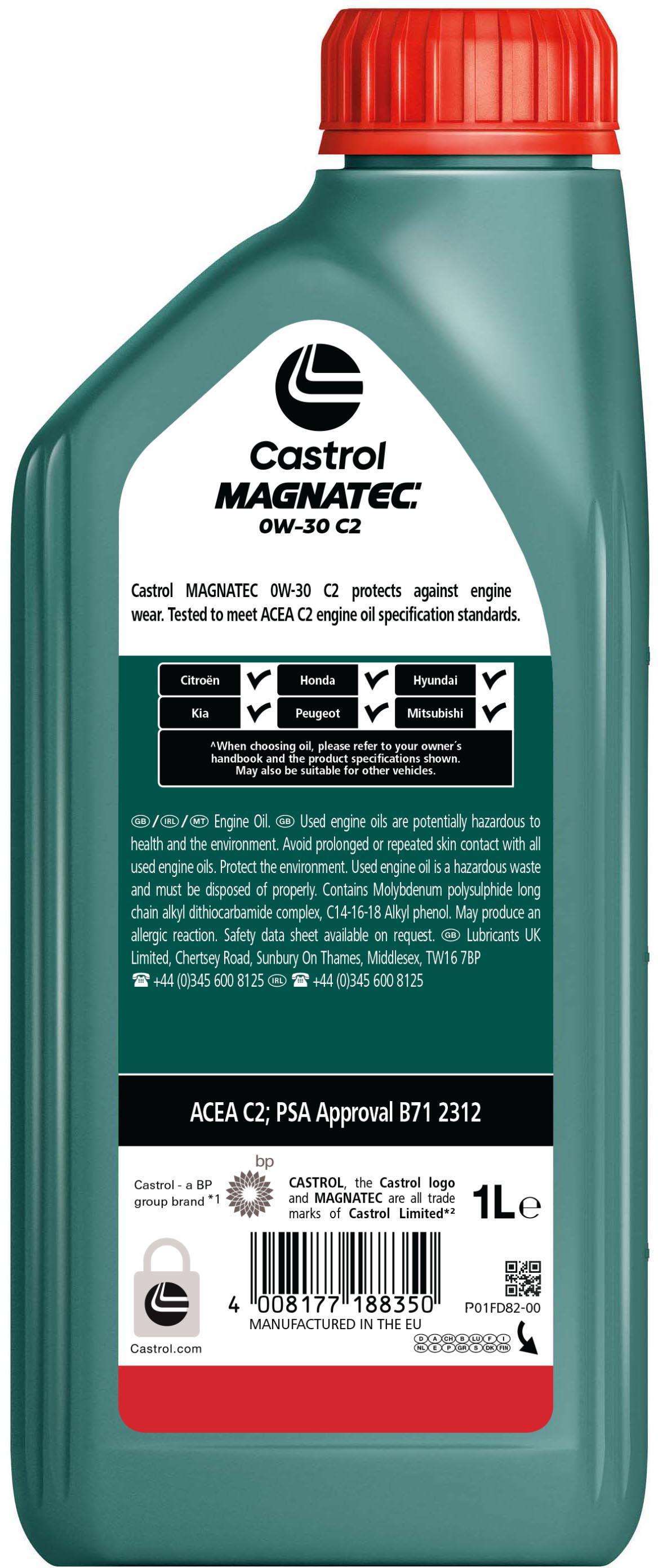Castrol MAGNATEC Stop-Start 0W-30 C2 Oil 1L