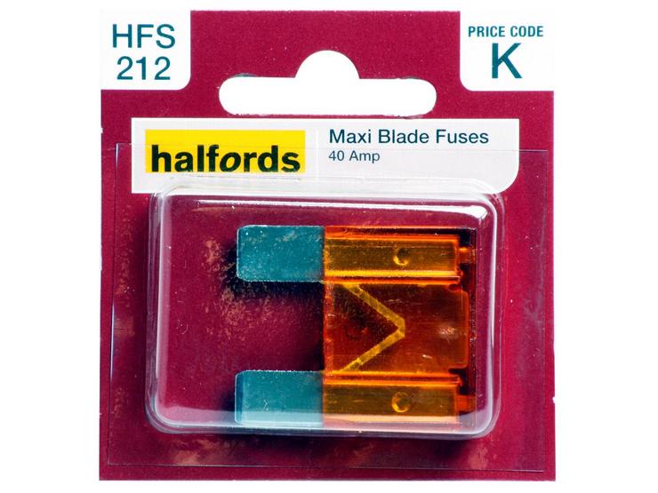 Halfords Maxi Blade Fuses 40 Amp (HFS212)