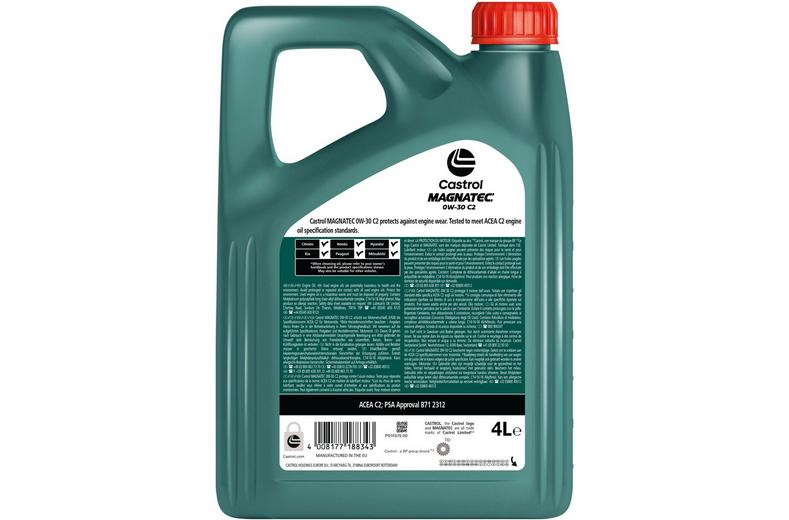 Castrol MAGNATEC Stop-Start 0W-30 C2 Oil 4L Castrol MAGNATEC Stop-Start 0W-30 C2 Oil 4L