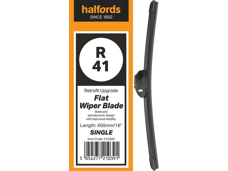 Halfords R41 Wiper Blade - Flat Upgrade - Single