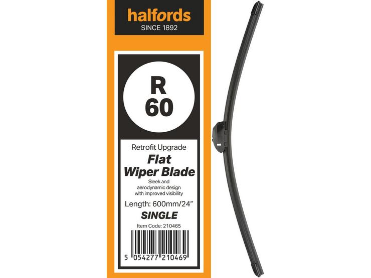 Halfords R60 Wiper Blade - Flat Upgrade - Single