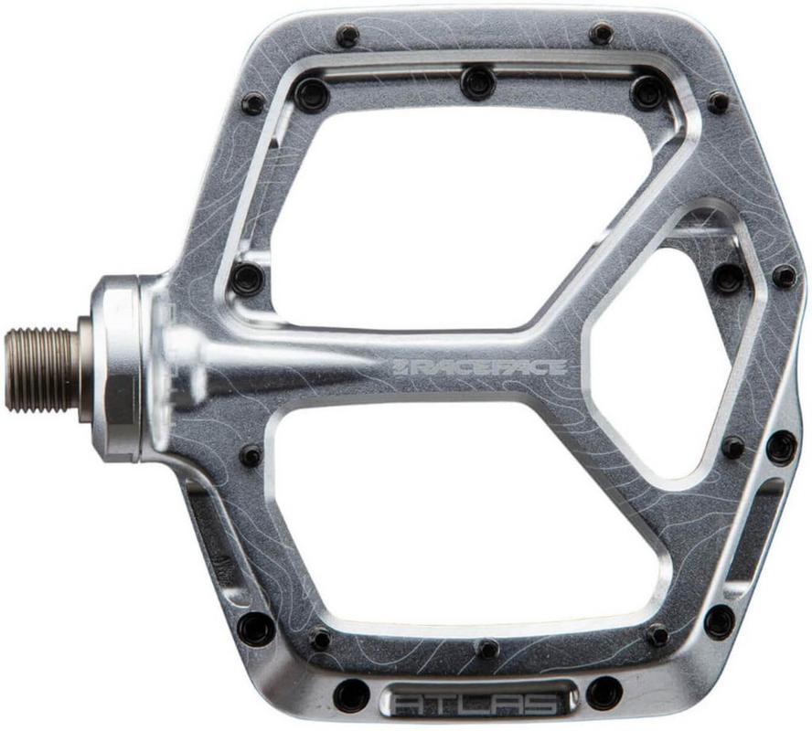 Halfords Race Face Atlas Pedals, Silver | Extra 8% off for BC Members