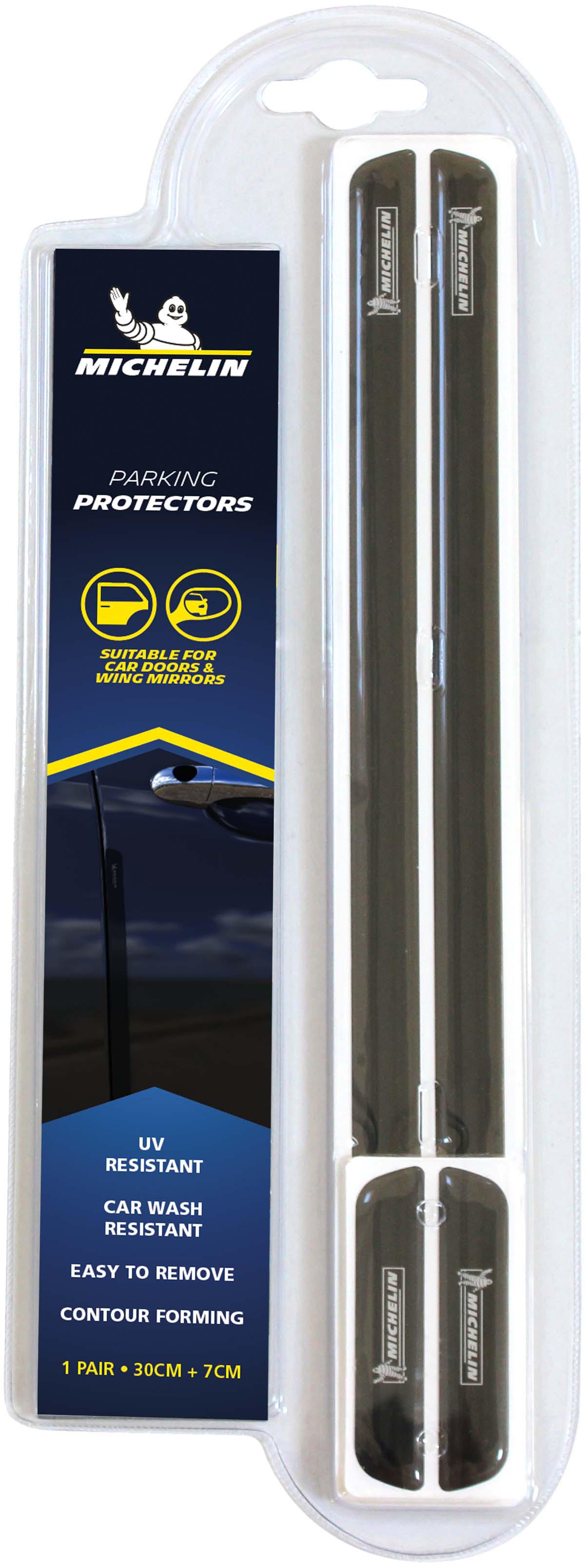 Michelin Parking Protectors Door and Wing Mirror Black Halfords UK