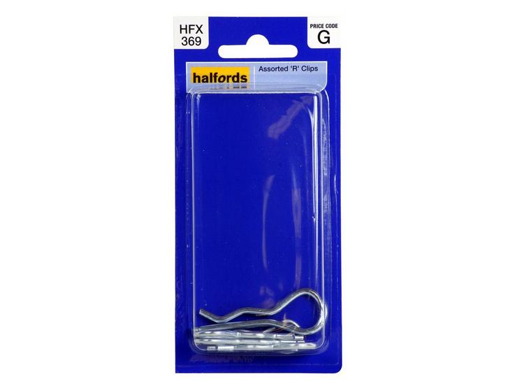 Halfords Assorted R Clips (HFX369)