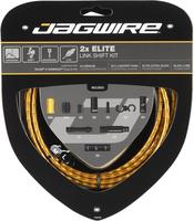 Halfords Jagwire 2X Elite Link Shift Cable Kit, Gold | Extra 8% off for BC Members