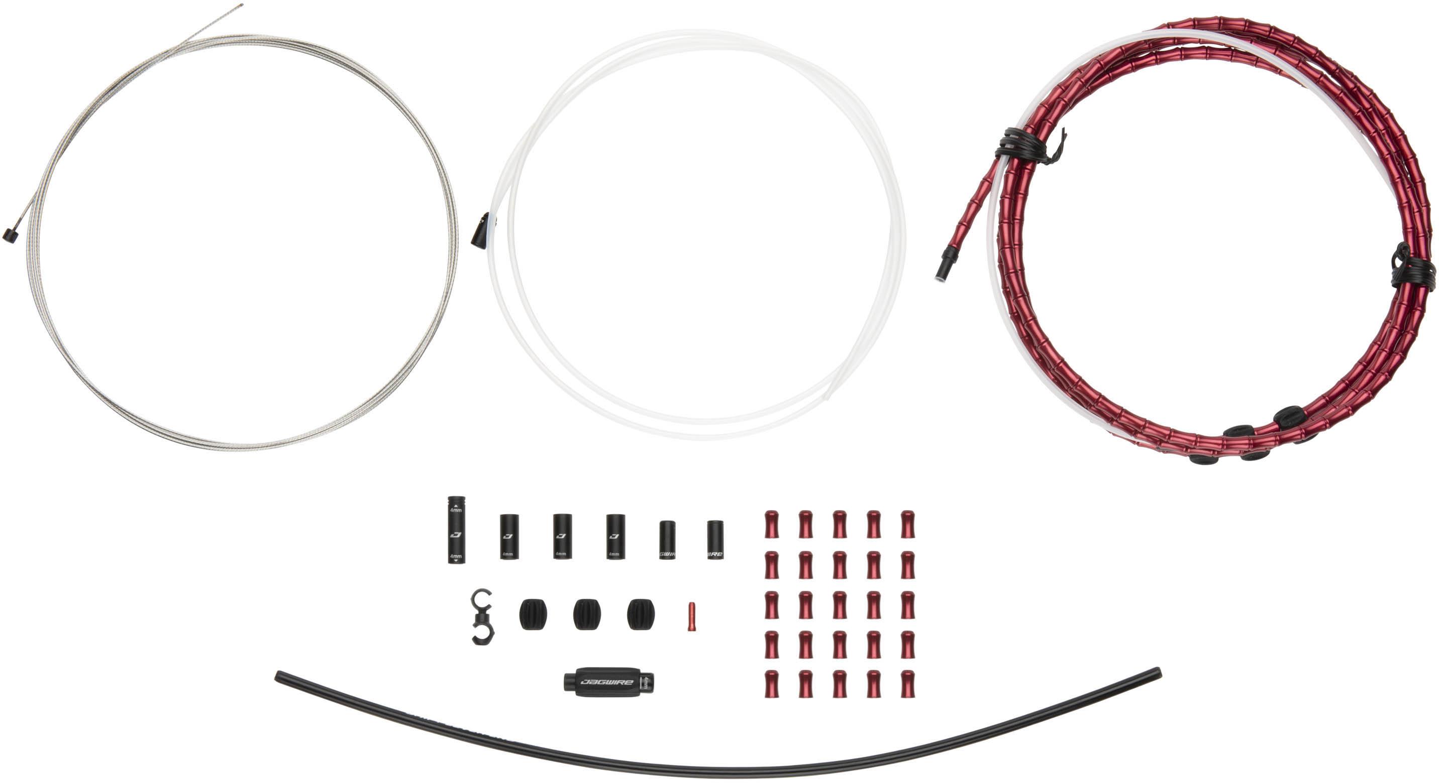 Jagwire 1x Elite Link Shift Cable Kit, Red | Halfords UK