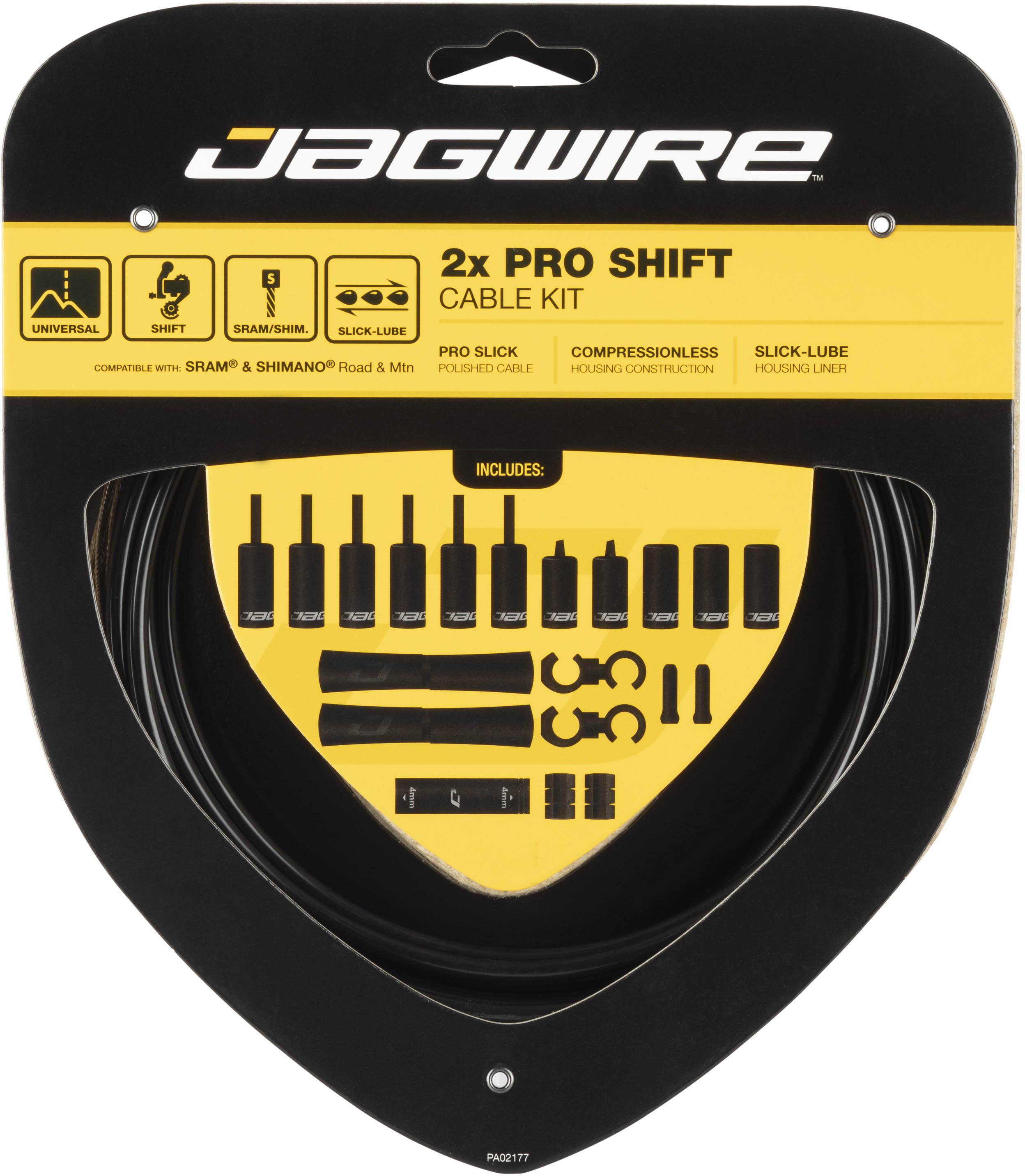 Jagwire 2x Pro Shift Cable Kit, Sid Blue