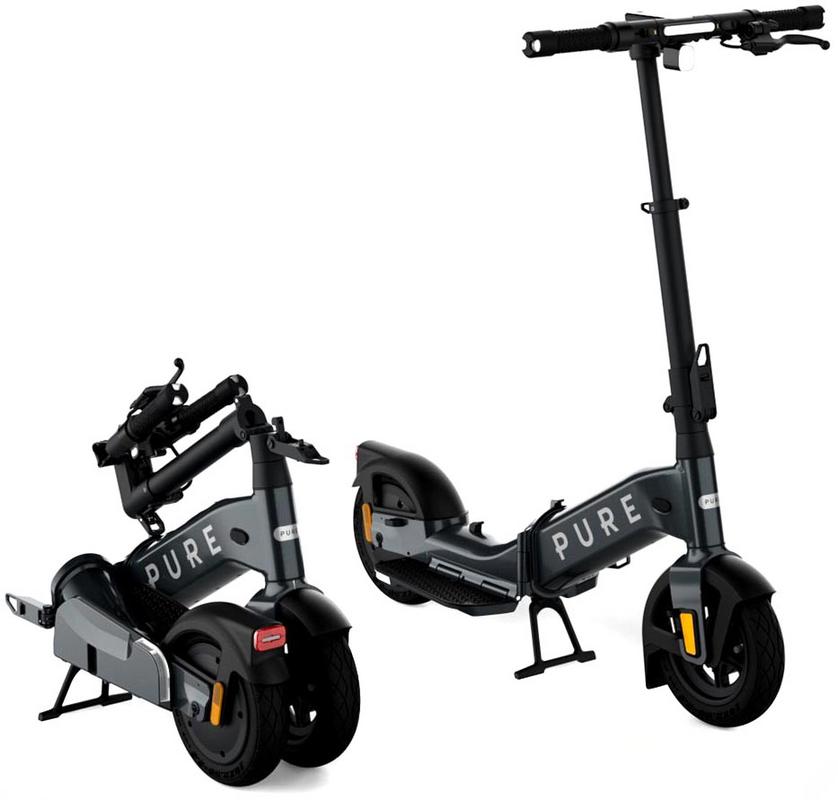 Halfords Pure Electric Pure Advance Flex Mercury Grey Electric Scooter | Extra 8% off for BC Members