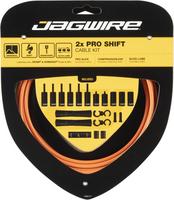 Halfords Jagwire 2X Pro Shift Cable Kit, Orange | Extra 8% off for BC Members