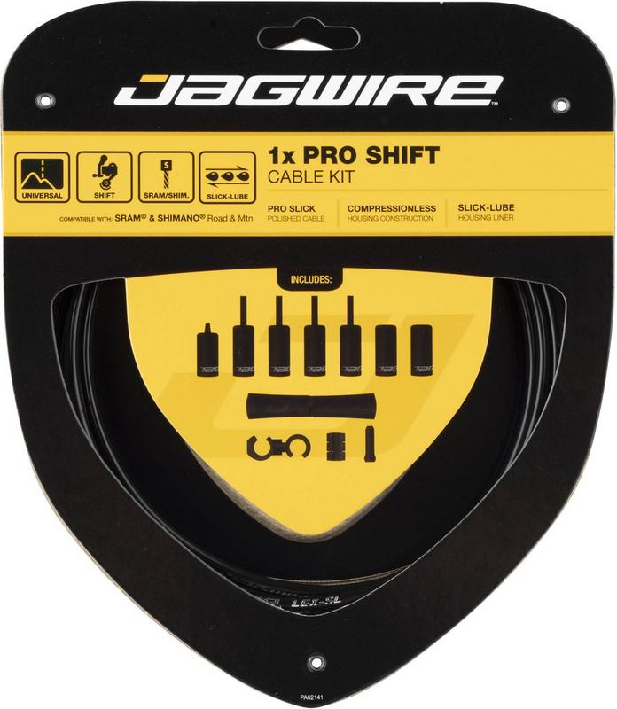 Halfords Jagwire 1X Pro Shift Cable Kit, Black | Extra 8% off for BC Members