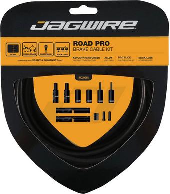 Jagwire Road Pro Brake Cable Kit, Stealth Black