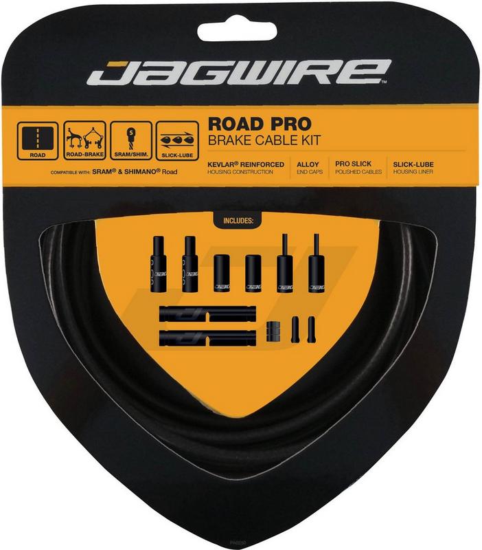 Halfords Jagwire Road Pro Brake Cable Kit, Stealth Black | Extra 8% off for BC Members
