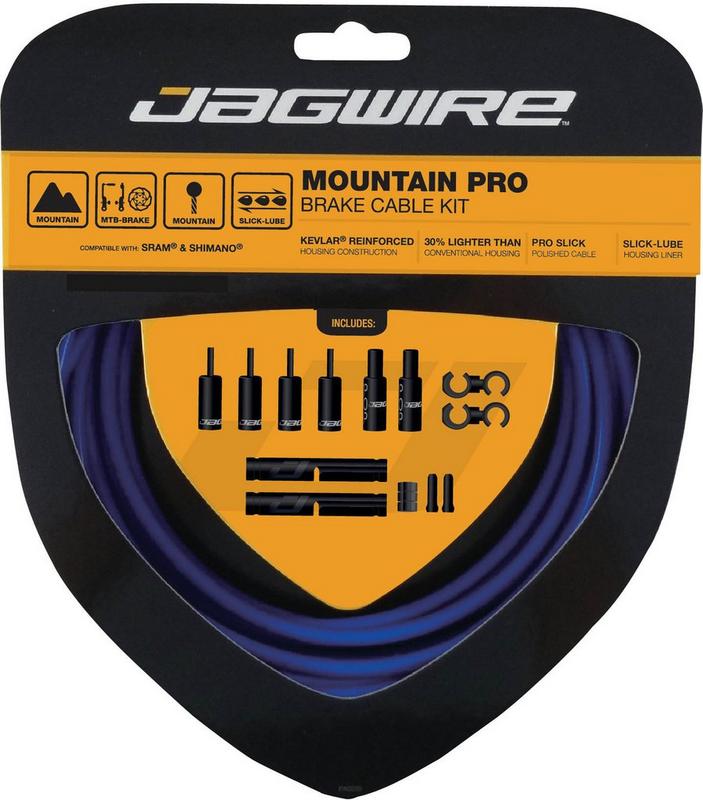 Halfords Jagwire Mtb Pro Brake Cable Kit, Sid Blue | Extra 8% off for BC Members