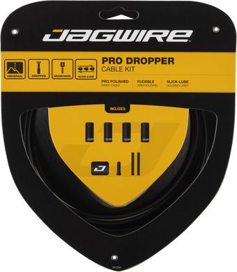 Jagwire Pro Dropper Seatpost Kit, Black