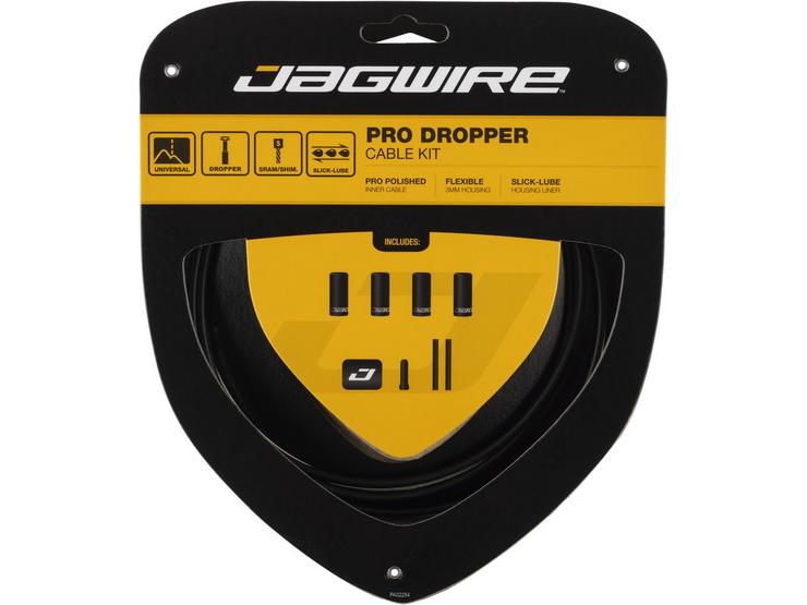 Jagwire Pro Dropper Seatpost Kit, Black
