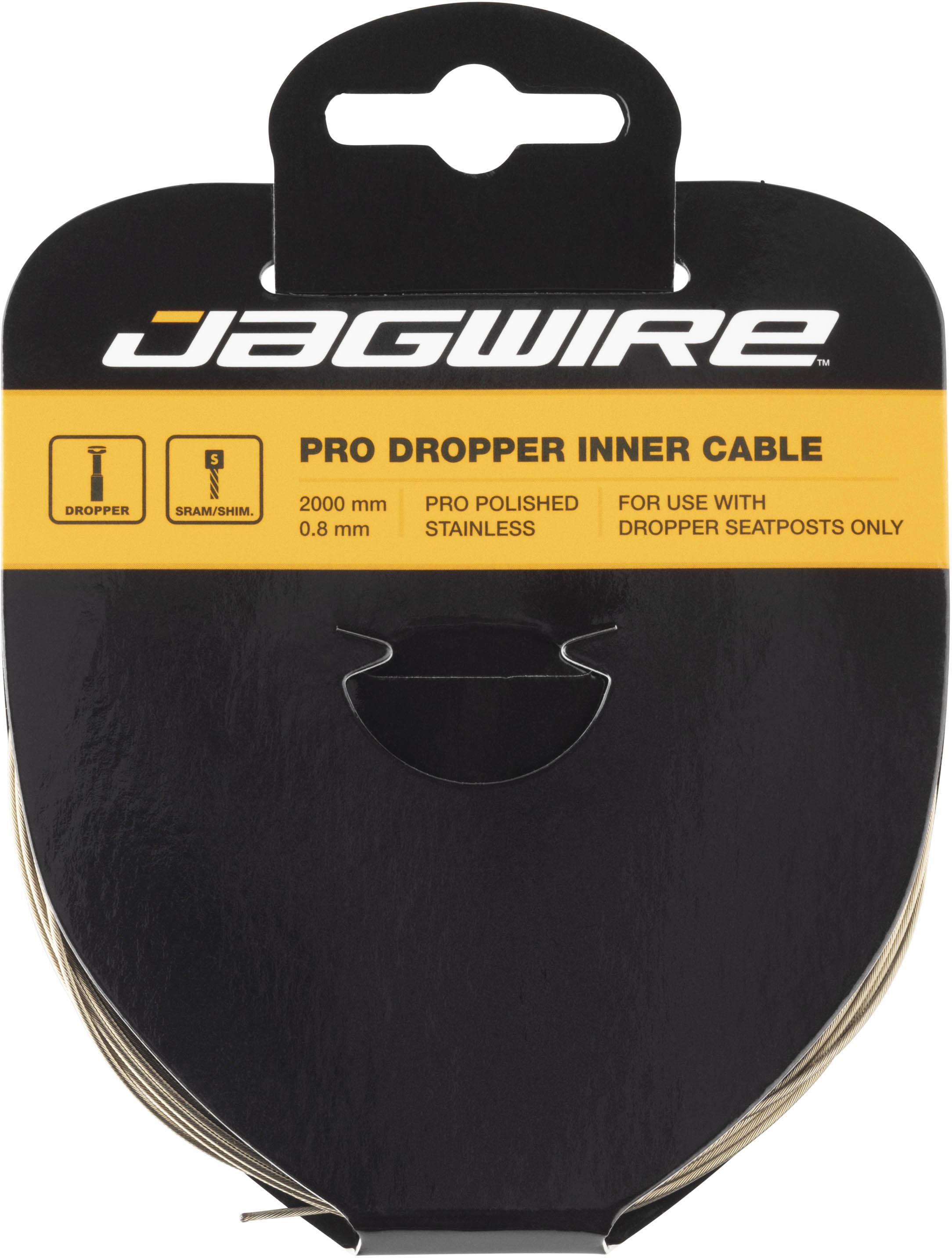 Halfords Jagwire Pro Polished Dropper Seatpost Inner Cable | Pricematch, Extra 8% off for BC Members, Free Bike Health Check, Cycle2Work Scheme & 0% APR Finance.