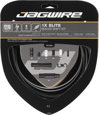 Jagwire 1x Elite Sealed Shift Kit, Stealth Black