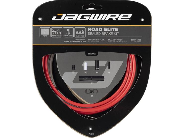 Jagwire Road Elite Sealed Brake Kit, Red
