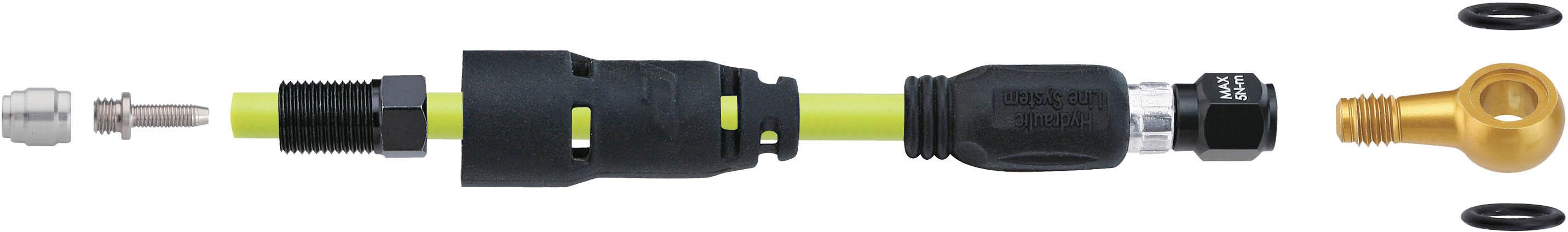 Jagwire Hydraulic Hose Fittings Mini Kombibox – Ersatzteil-Set Für Bremsen & Schaltung, Schwarz, Unisex