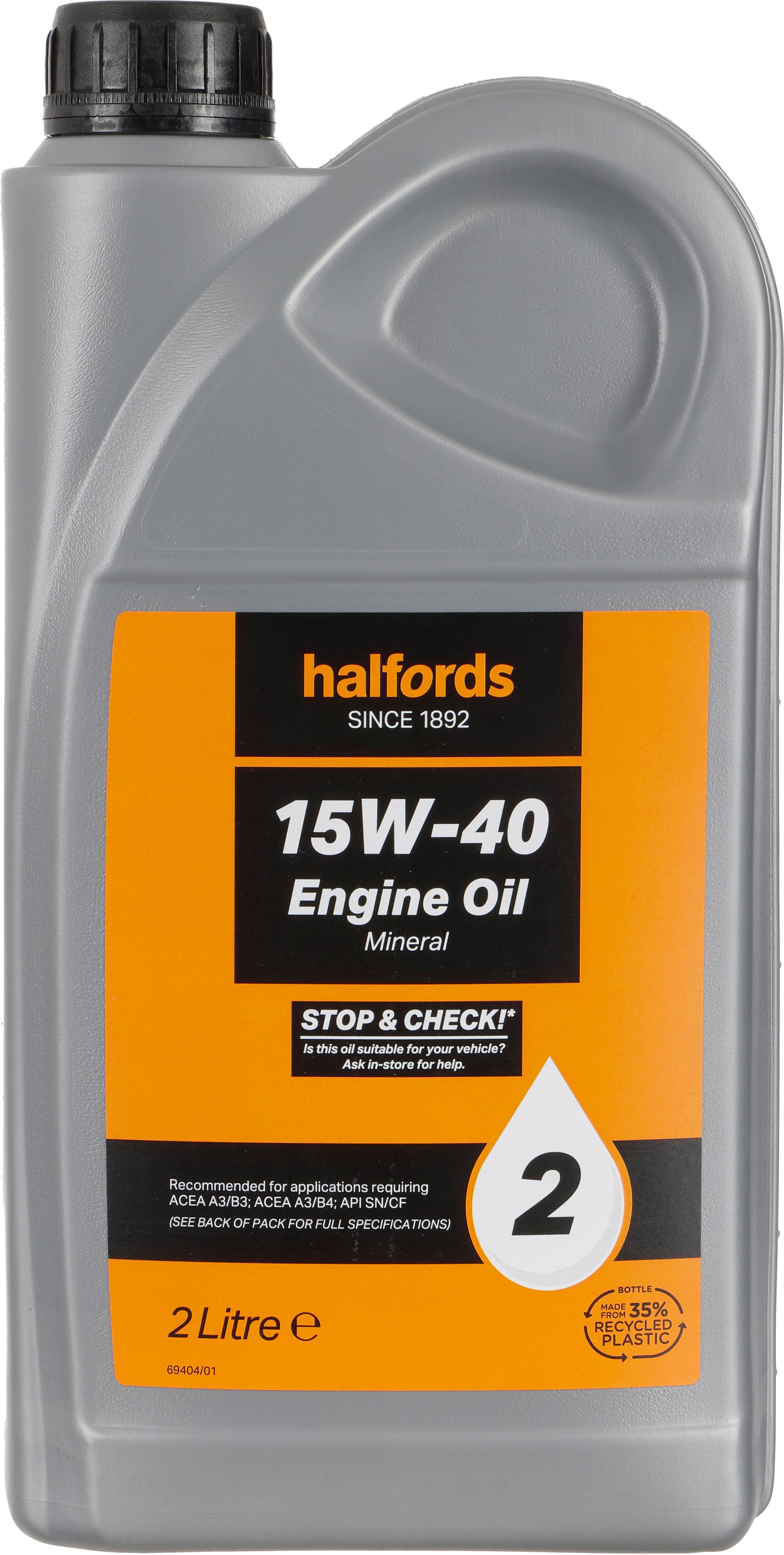 Halfords 15W40 N2 2L
