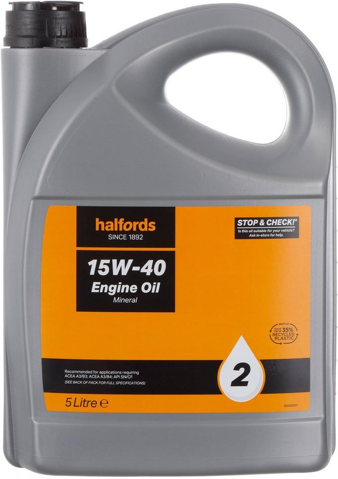 Halfords 15W40 N2 5L Halfords UK