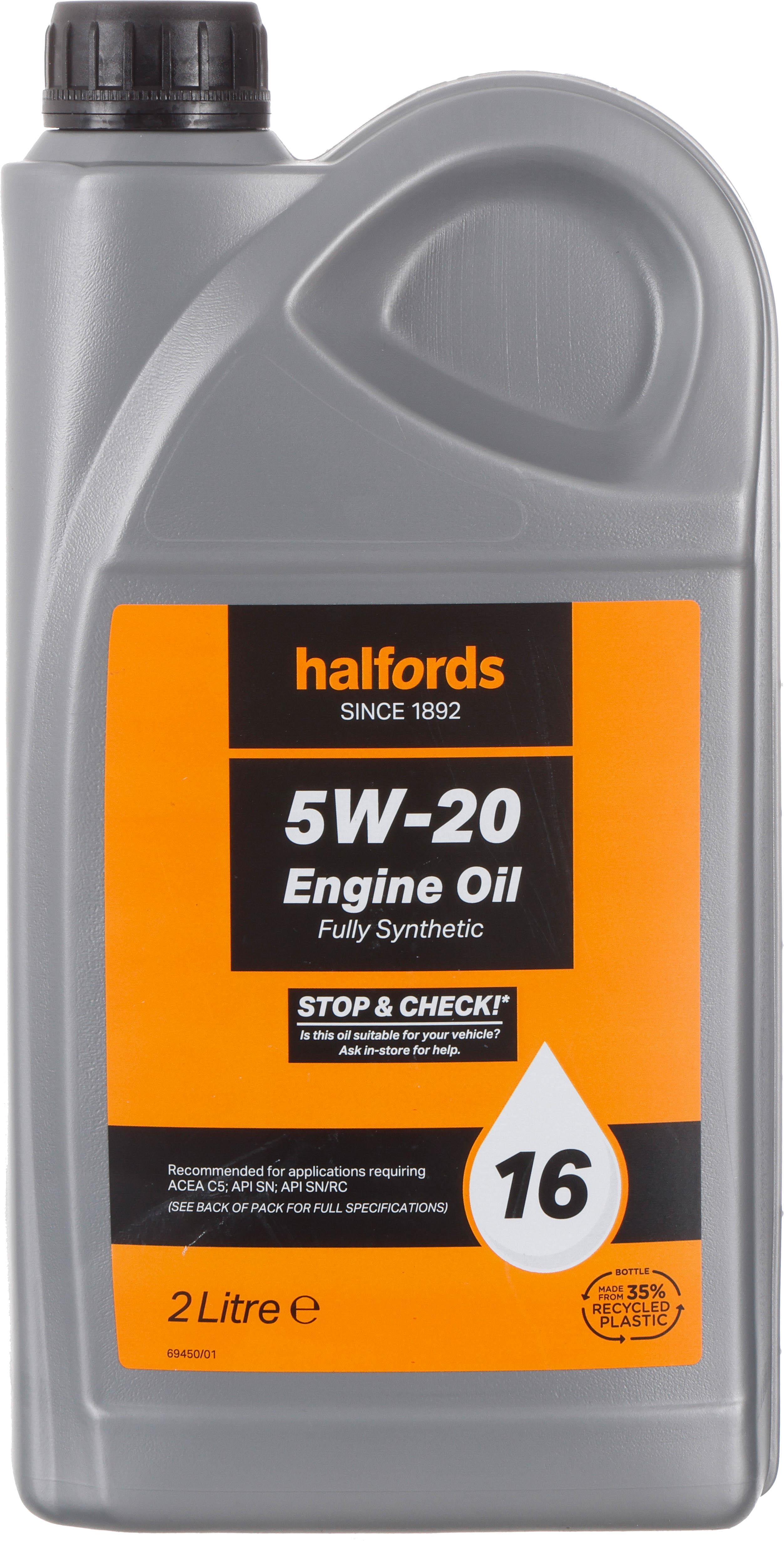 Halfords 5W20 N16 2L