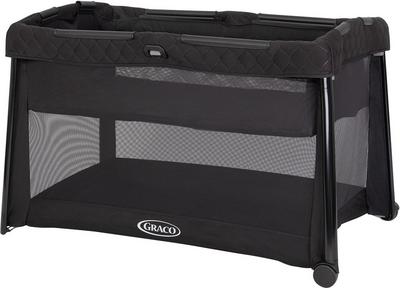 FoldLite LX Travel Cot with Bassinet – Midnight