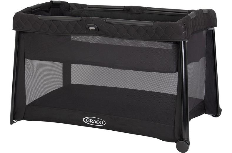 FoldLite LX Travel Cot with Bassinet – Midnight FoldLite LX Travel Cot with Bassinet – Midnight