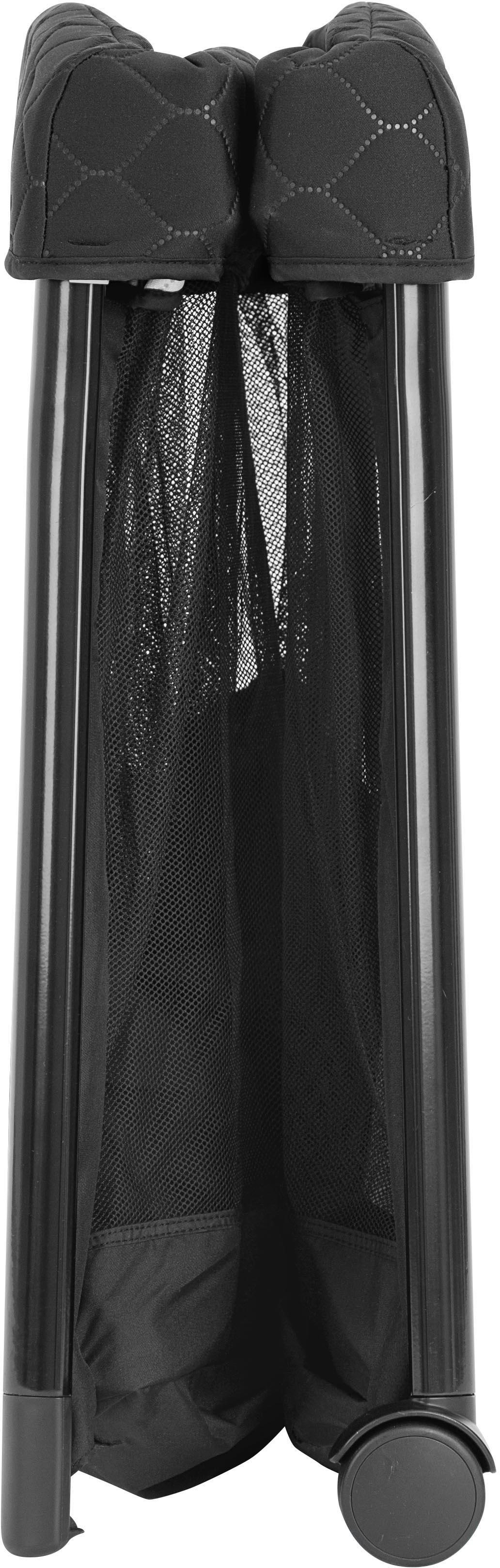 FoldLite LX Travel Cot with Bassinet – Midnight