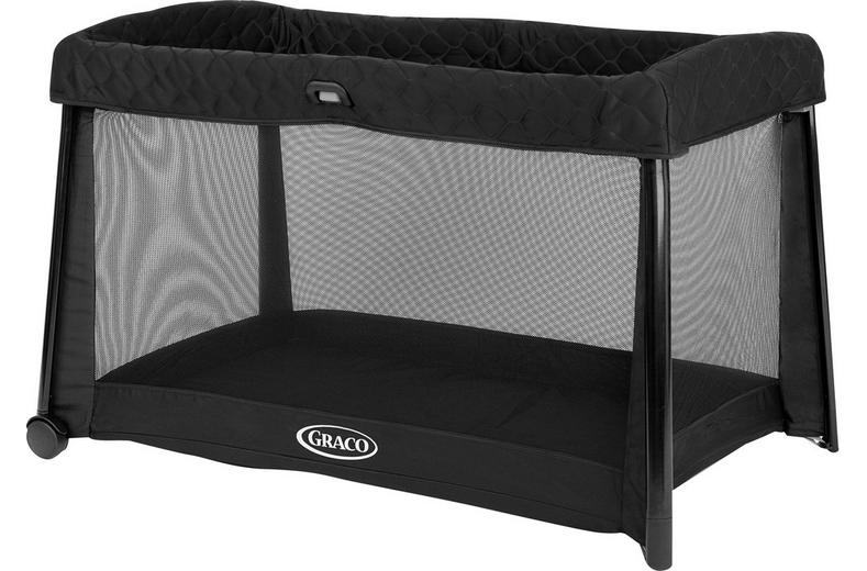 FoldLite LX Travel Cot with Bassinet – Midnight FoldLite LX Travel Cot with Bassinet – Midnight
