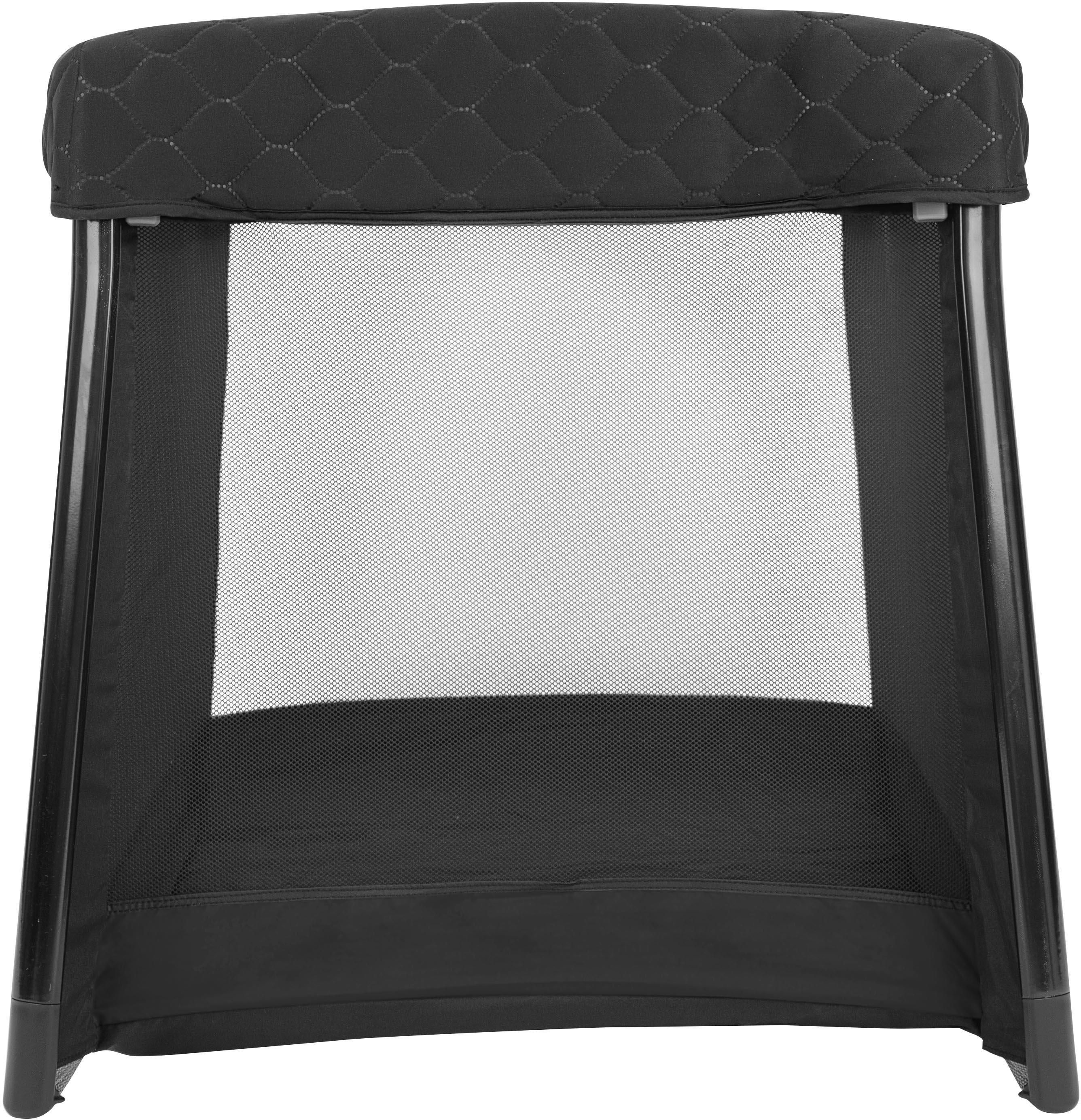 FoldLite LX Travel Cot with Bassinet – Midnight