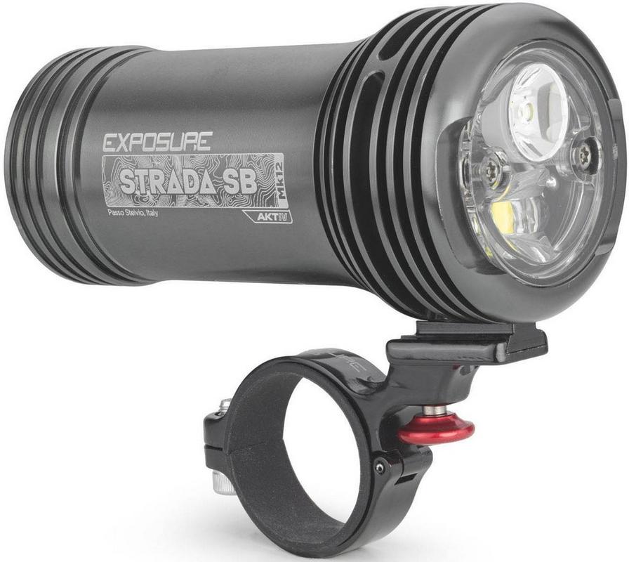 Halfords Exposure Lights Strada Mk12 Sb Aktiv - Gun Metal Black | Extra 8% off for BC Members