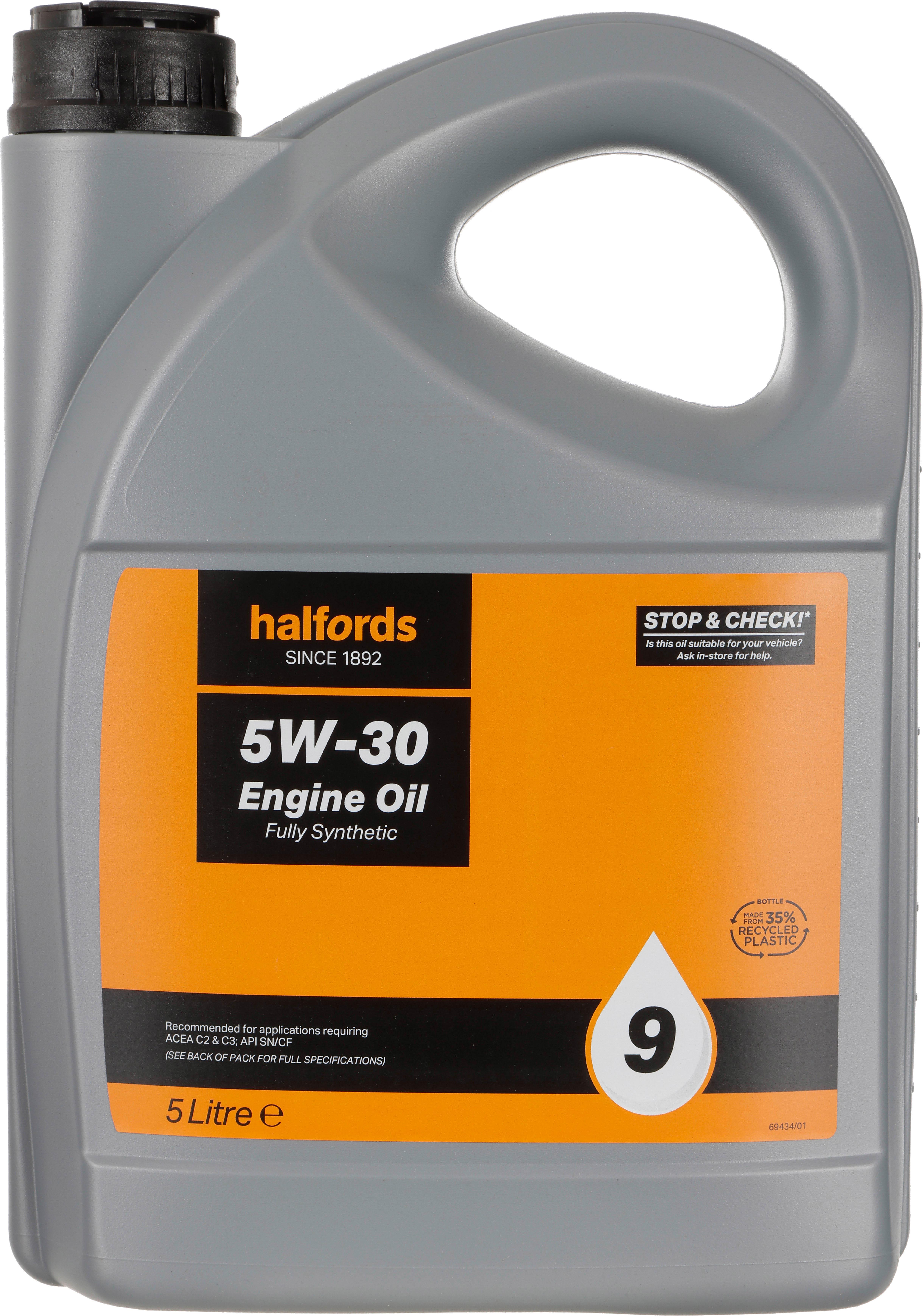 Halfords 5W30 N9 5L