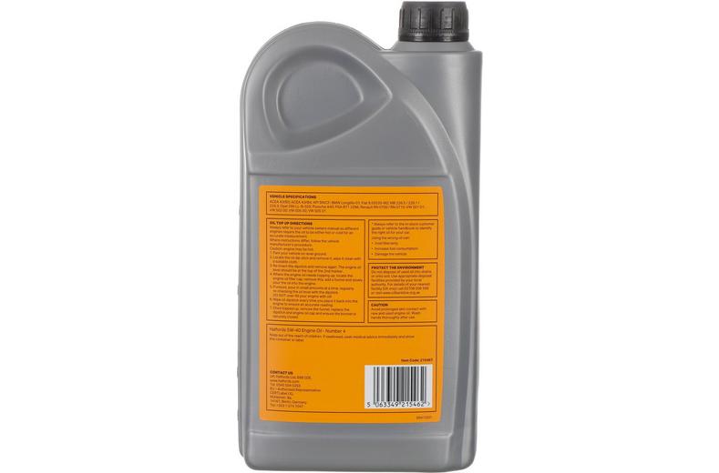 Halfords 5W40 N4 2L Halfords 5W40 N4 2L