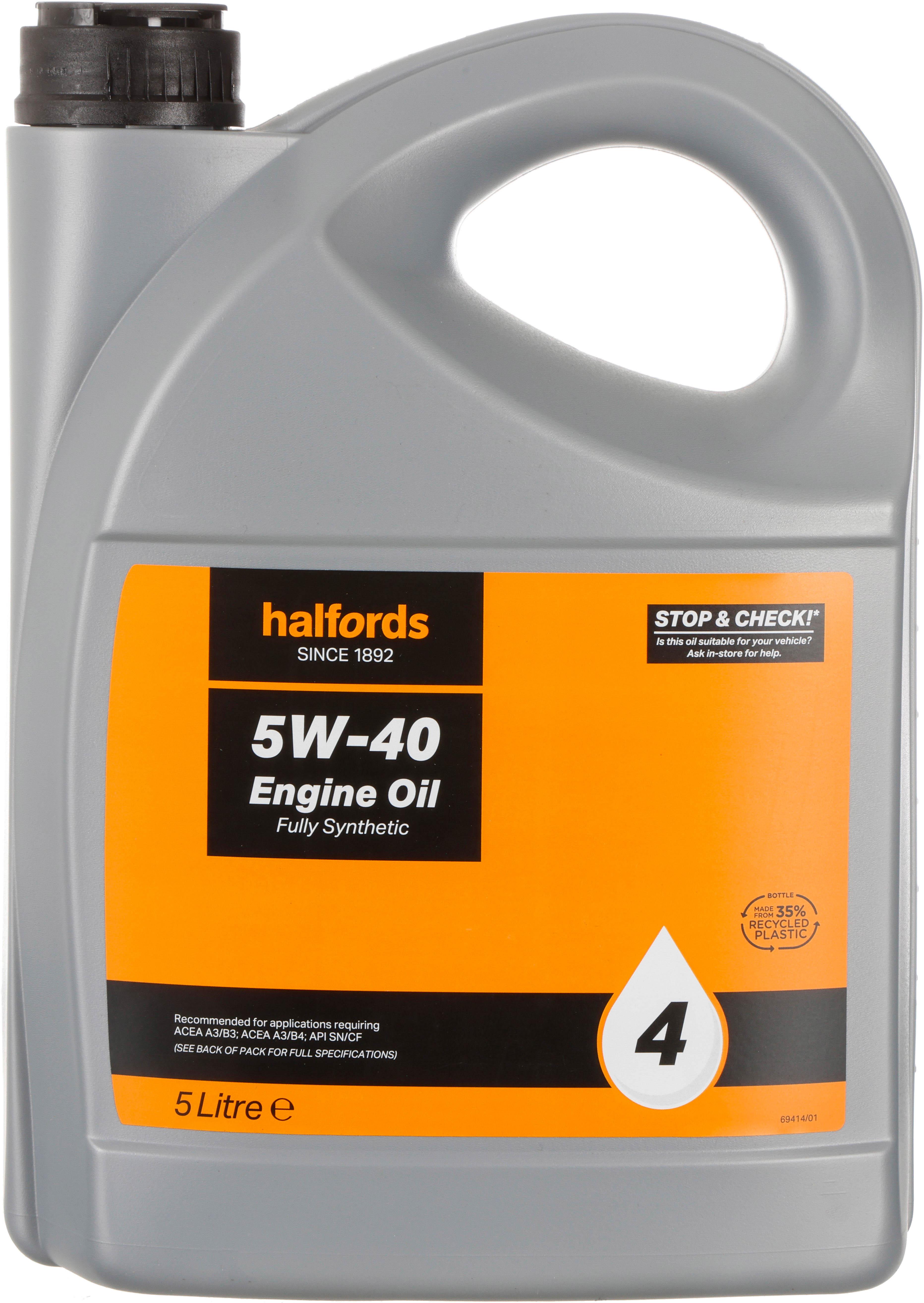 Halfords 5W40 N4 5L