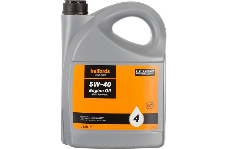Halfords 5W40 N4 5L Halfords 5W40 N4 5L