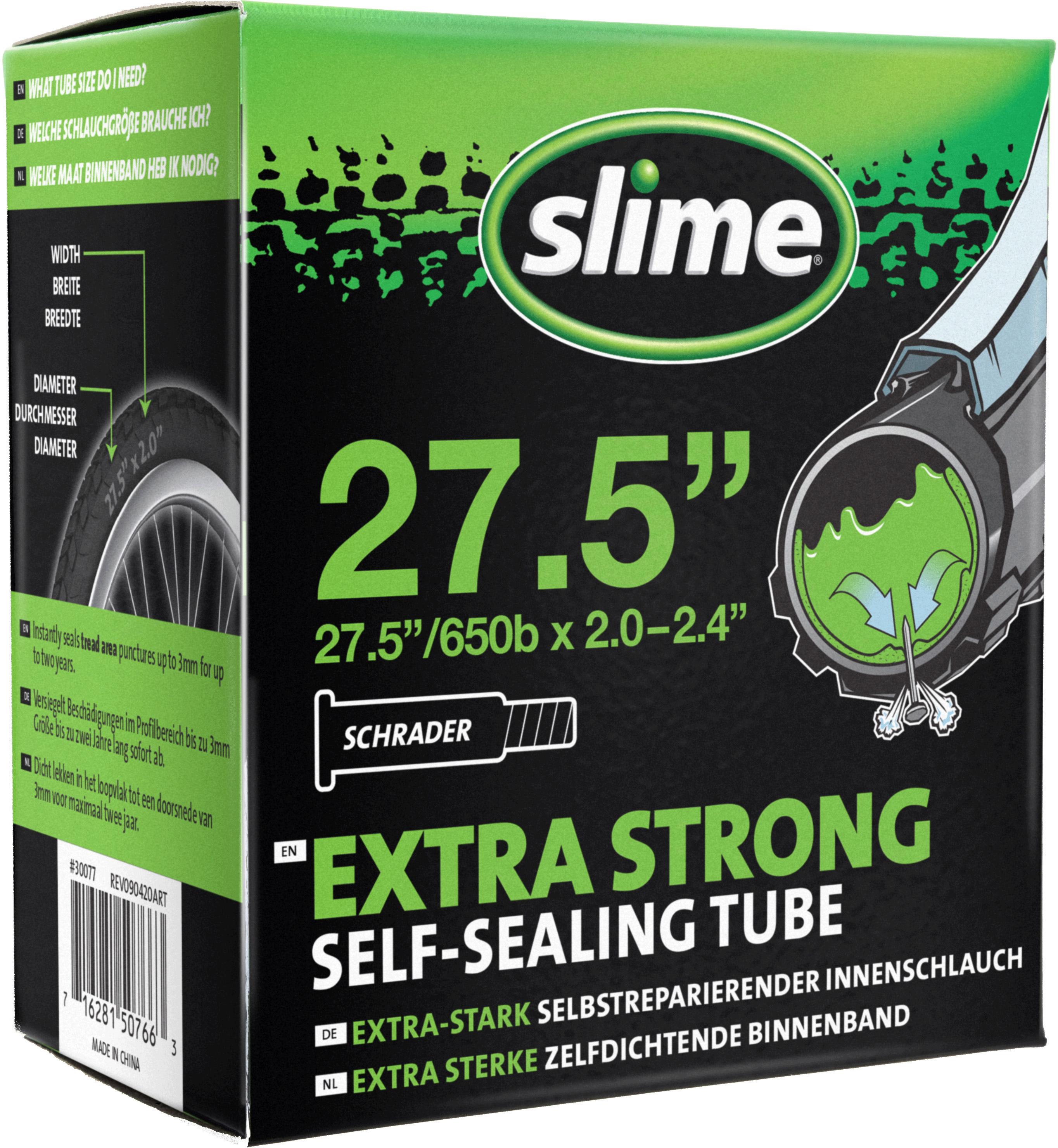 Slime Schrader Self-Sealing Bike Inner Tube 27.5" x 1.5-2.3"