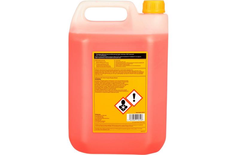 Halfords OAT Ready Mixed Antifreeze & Coolant 5L Halfords OAT Ready Mixed Antifreeze & Coolant 5L