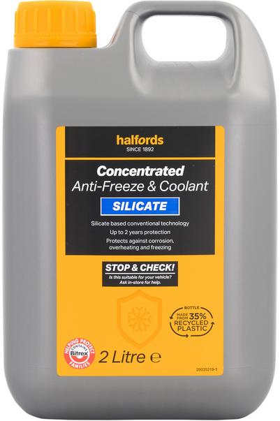 Halfords Silicate Antifreeze & Coolant Concentrate 2L Halfords Silicate Antifreeze & Coolant Concentrate 2L