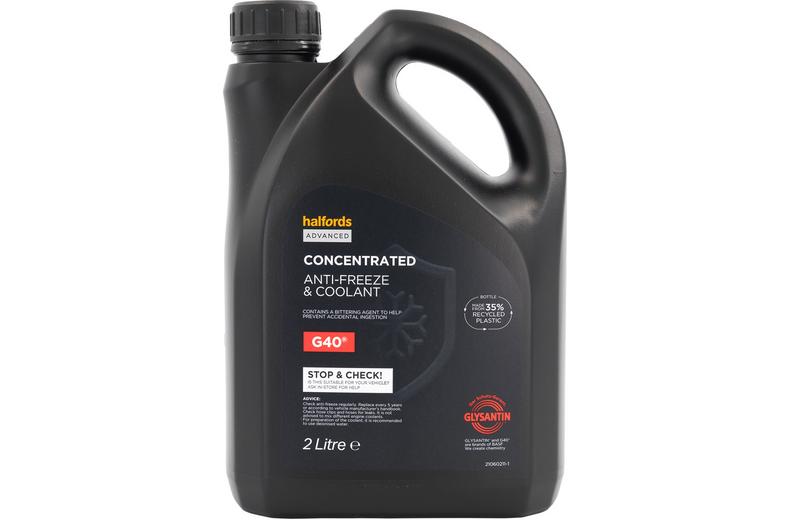 Halfords Advanced G40 Antifreeze & Coolant Concentrate 2L Halfords Advanced G40 Antifreeze & Coolant Concentrate 2L