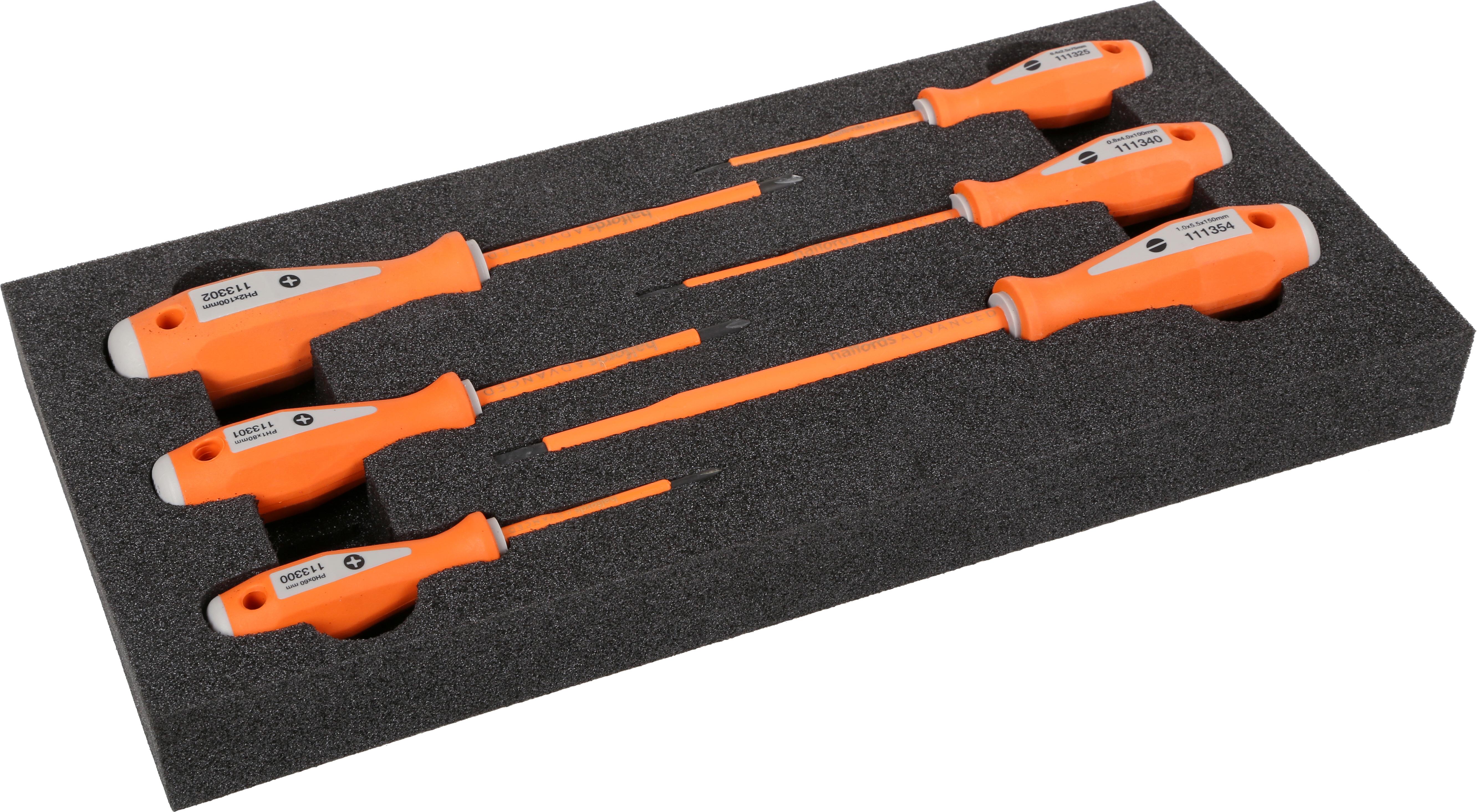 Halfords Advanced Ev 1000V Insulated 6 Piece Screwdriver Set