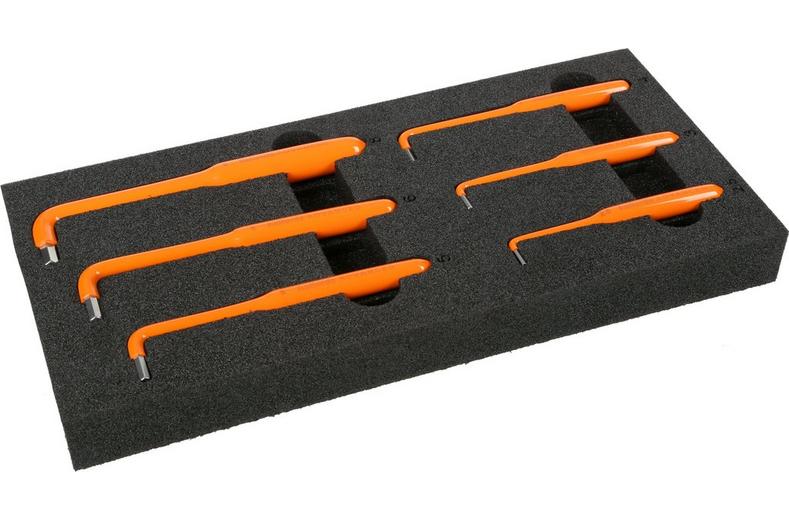 Halfords Advanced EV 1000V Insulated 6 Piece Hex Key Set 2.5-8mm Halfords Advanced EV 1000V Insulated 6 Piece Hex Key Set 2.5-8mm