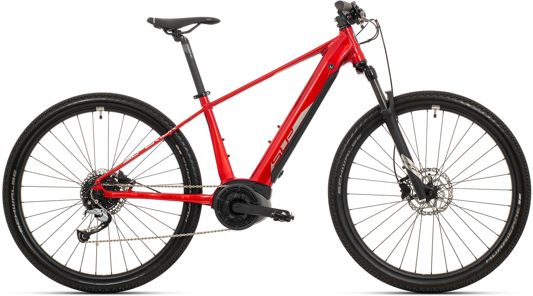 Superior eXC 7019 B E-Bike, Dark Red M, L, XL Frames Halfords