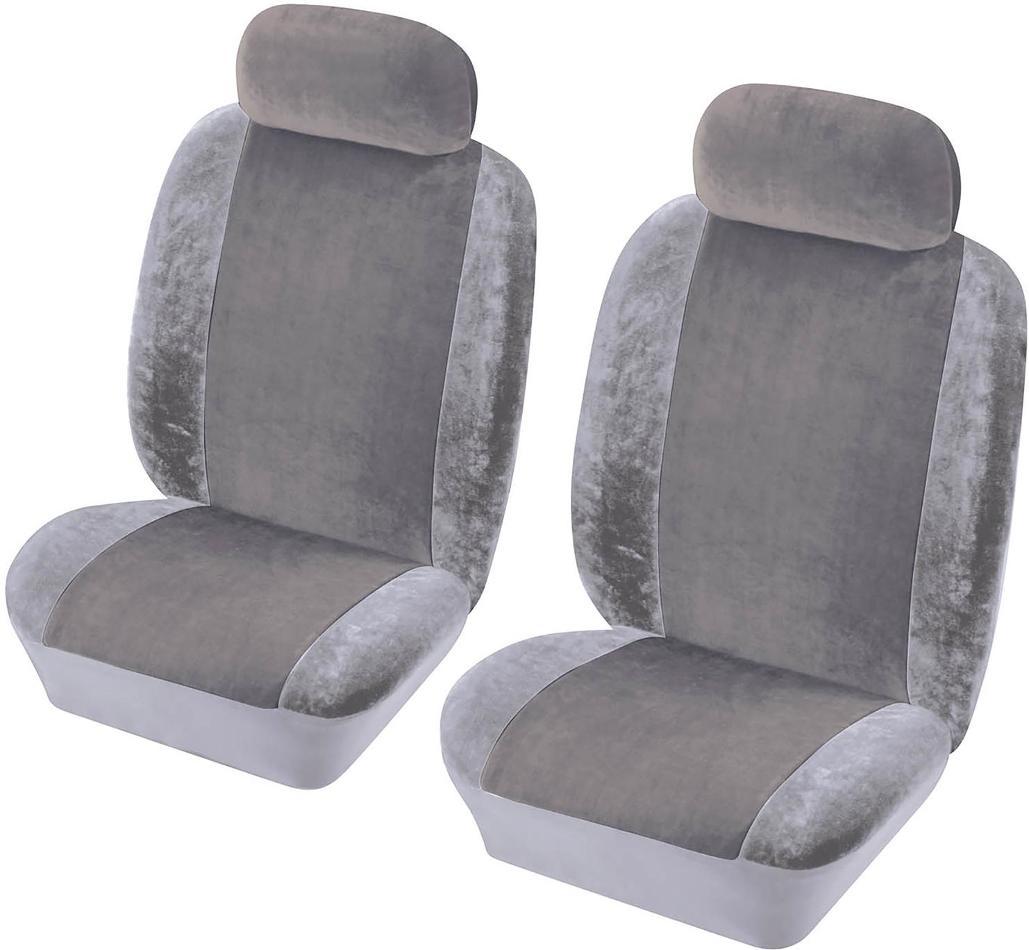 Cosmos Heritage Front Pair Seat Covers Grey