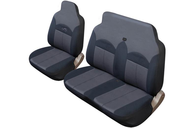 Cosmos Celsius Commercial Front Seat Covers Black/Grey Cosmos Celsius Commercial Front Seat Covers Black/Grey