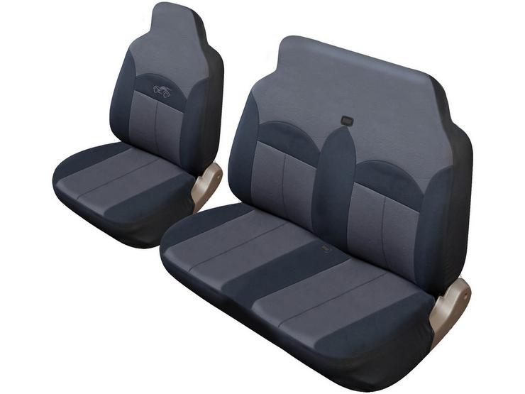 Cosmos Celsius Commercial Front Seat Covers Black/Grey