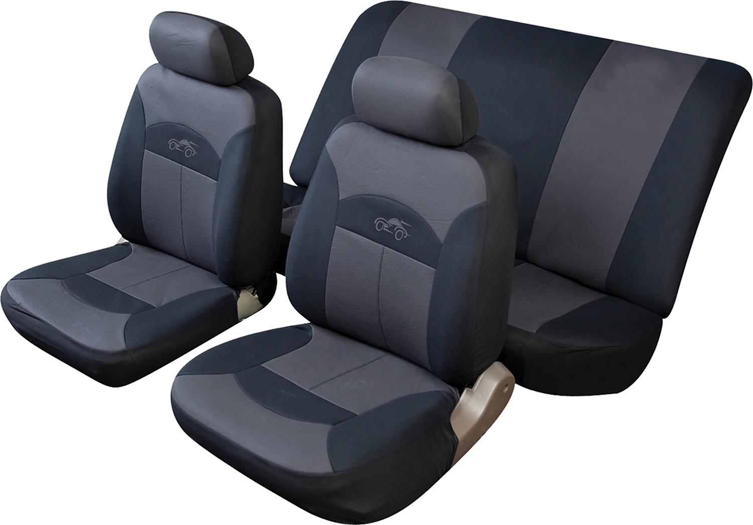 Cosmos Celcius Full Set Seat Covers Black/Grey