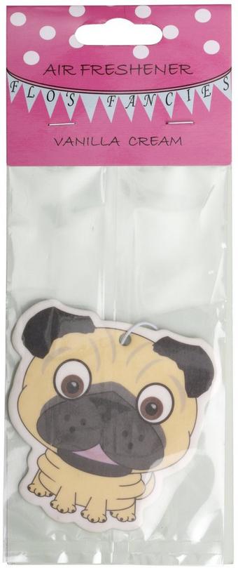 Pug 2D Air Freshener